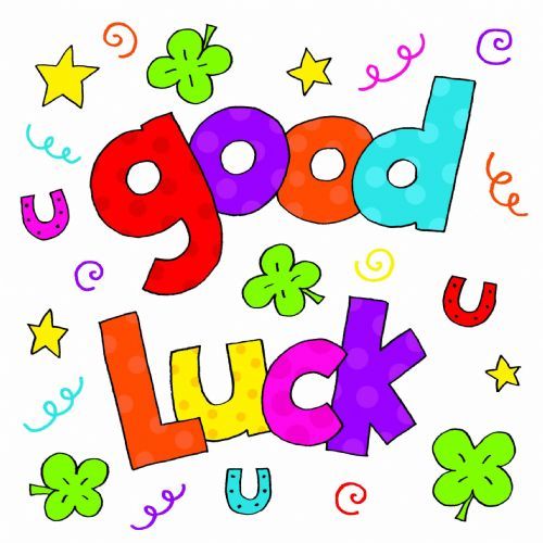 Good Luck Cards Templates Free ClipArt Best