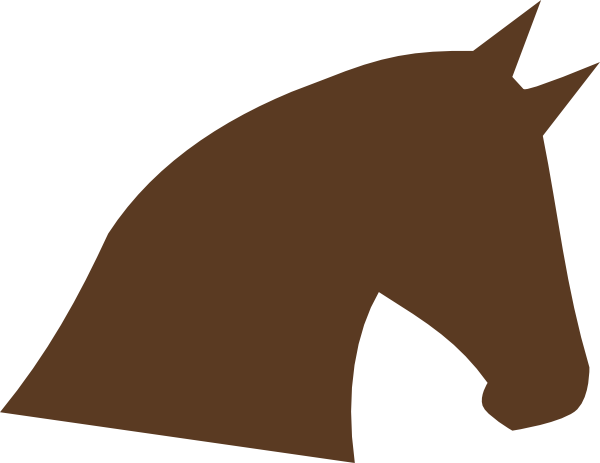 Horse Head Silhouette Clip art - Animal - Download vector clip art ...