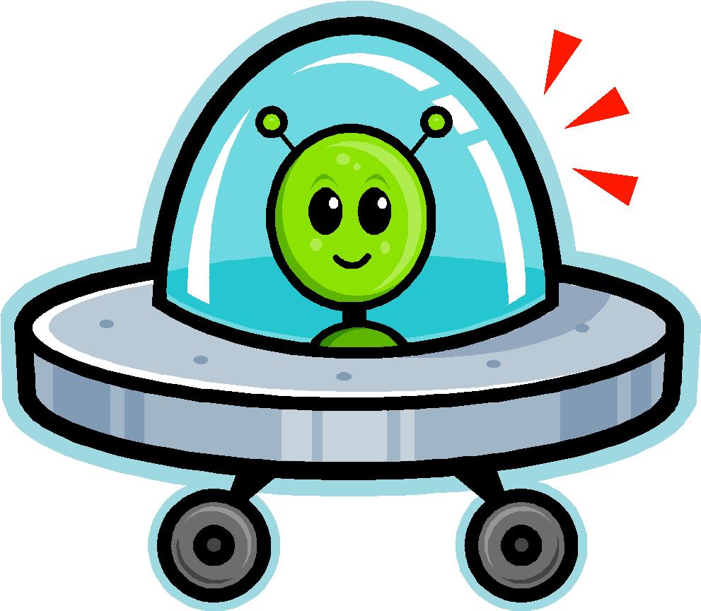 AN ALIEN IN A SPACESHIP - ClipArt Best