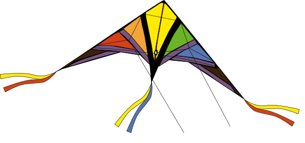 kite shape clipart - photo #43