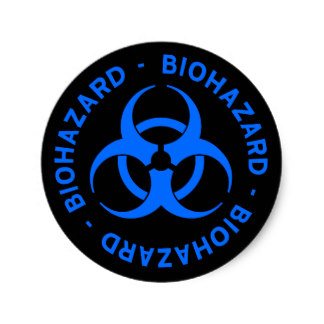 Biohazard Symbol Stickers | Zazzle