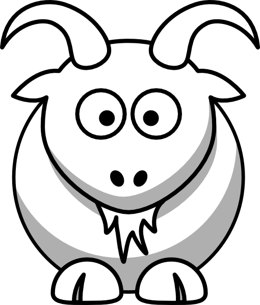 Goat Outline Clipart