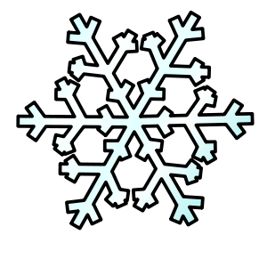 Weather Symbols: Snow Clipart, vector clip art online, royalty ...