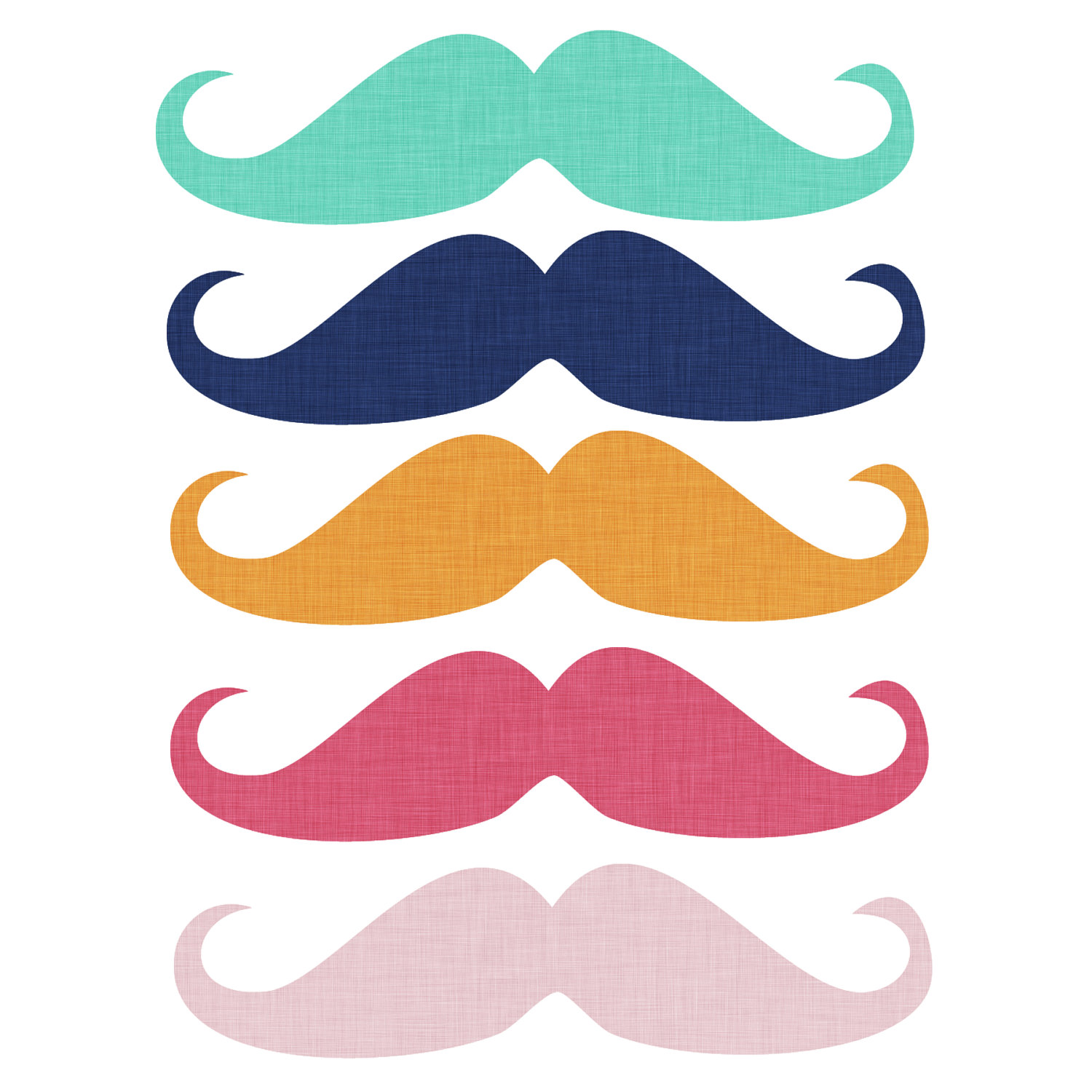 Pink mustache clipart - dbclipart.com