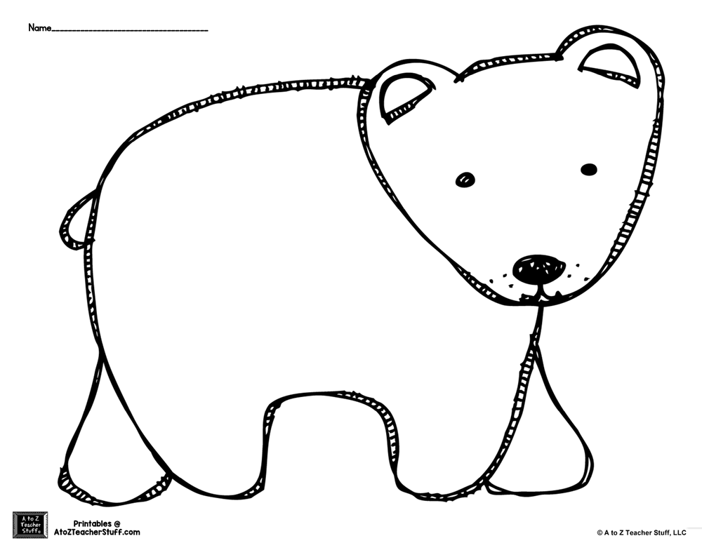 Polar Bear Outline ClipArt Best