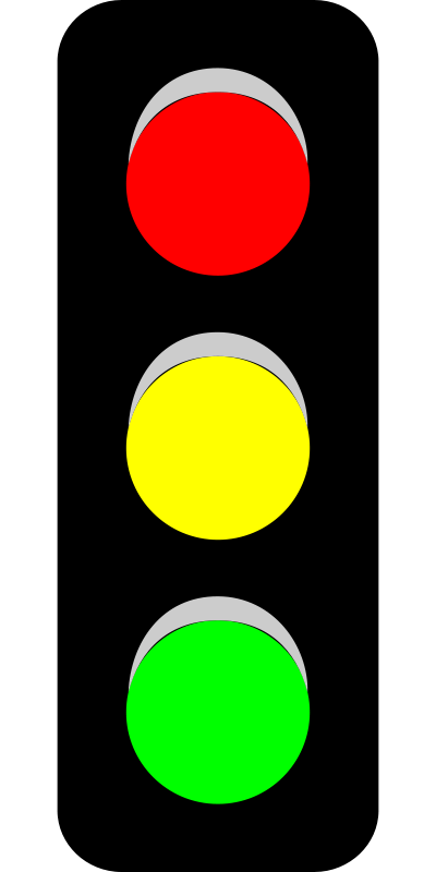 Stop light traffic light symbols for powerpoint presentations ...