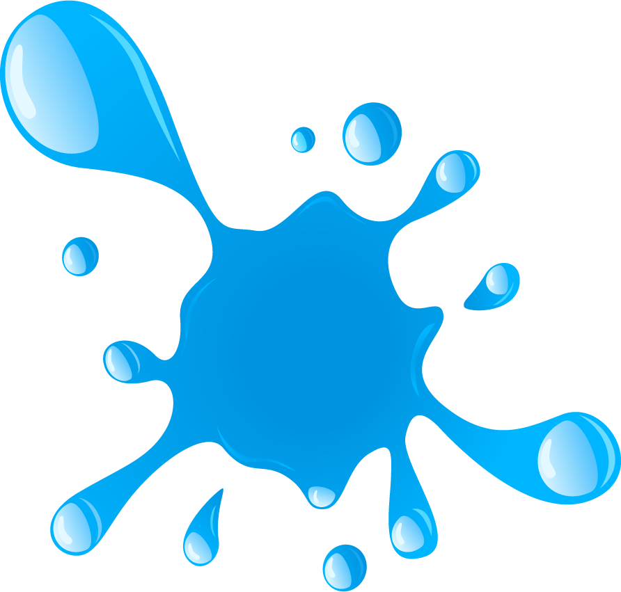 Blue Splat Clipart