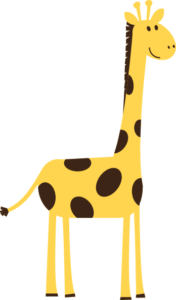 Baby giraffe clip art free