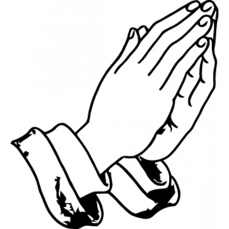 Church Praying Hands Clipart