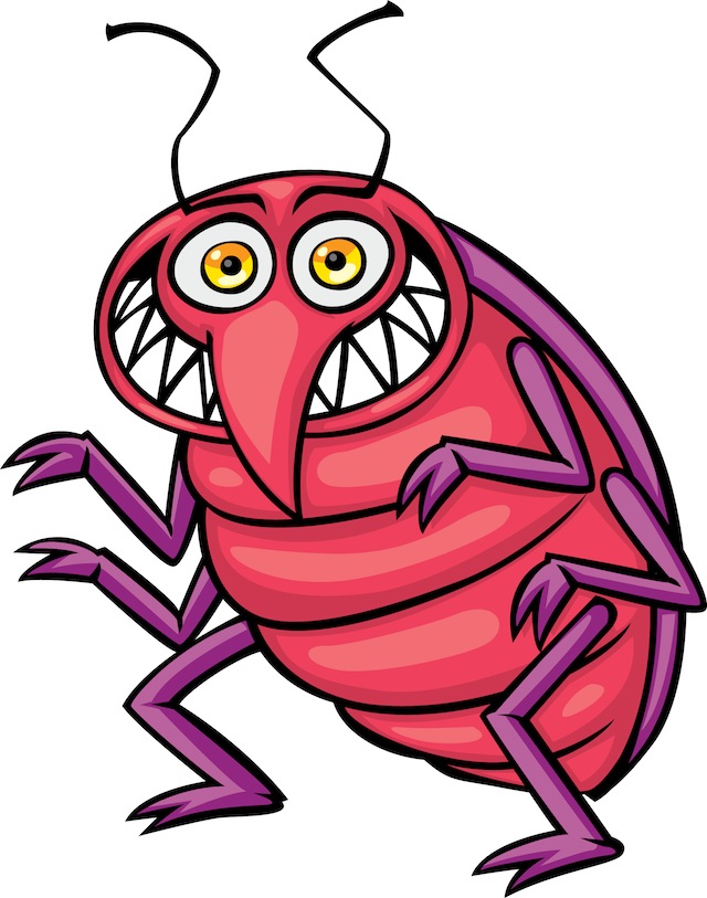 Make demotivator with Bed Bug Animated Clipart