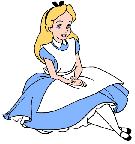 Alice In Wonderland Clipart craft projects, Cartoons Clipart ...