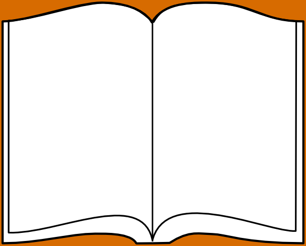 clipart open book outline - photo #16