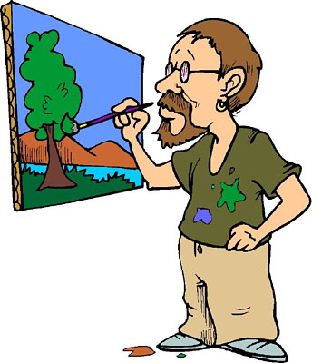 Image Of Painter | Free Download Clip Art | Free Clip Art | on ...