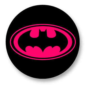 Pin Button Badge Ã?25MM 1 034 Batman Girl Pink Batgirl DC Comics | eBay