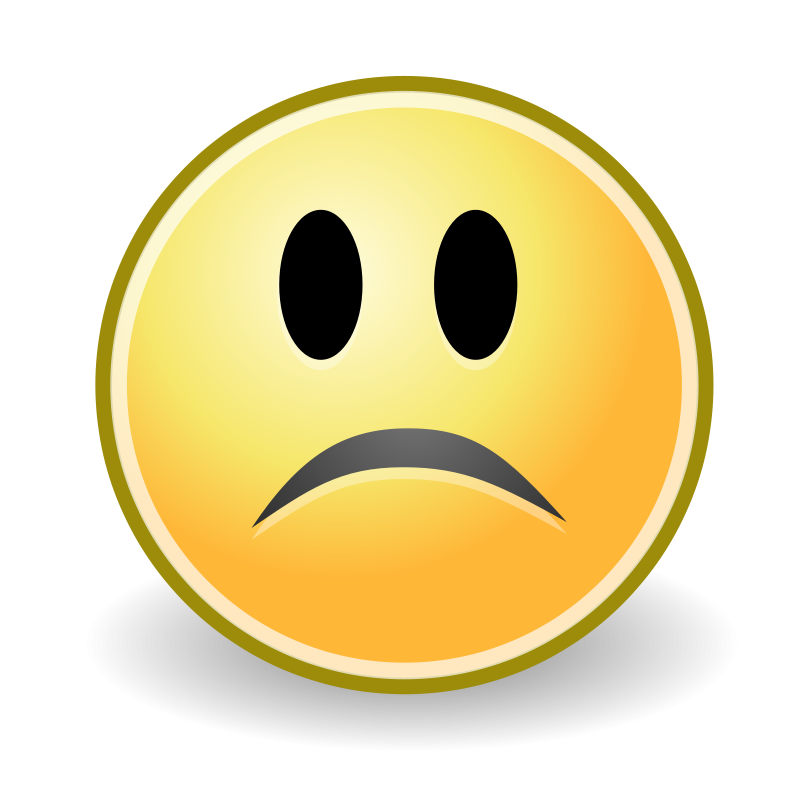 Unhappy Smiley-face Clipart