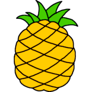 Pineapple Cartoon Clipart - Cliparts and Others Art Inspiration