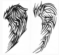 Angel wings, Wings and Tribal tattoos