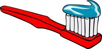 Clipart images of toothbrush