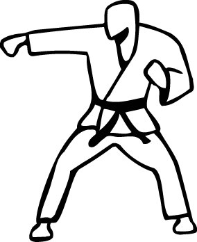 Martial Arts Clipart : BSS0164 : Classroom Clipart
