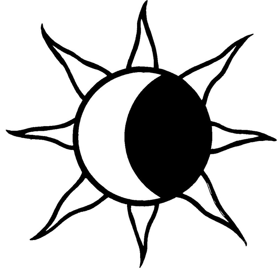 clipart sun moon - photo #31