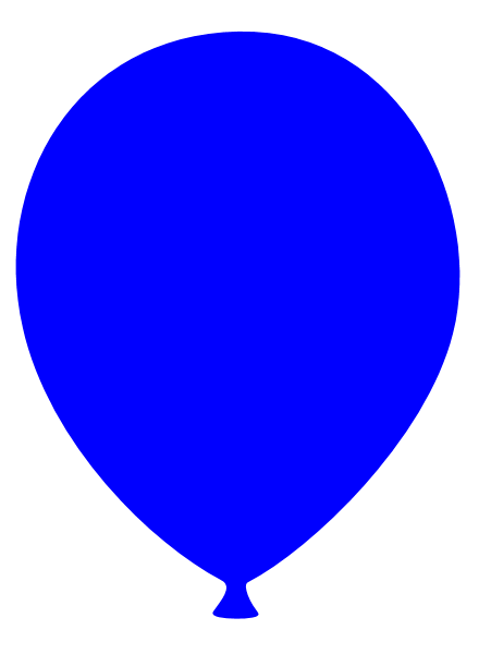 Blue Balloon Clipart