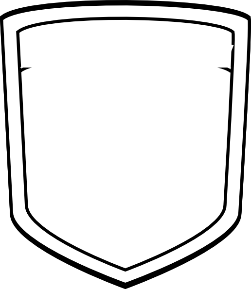 Blank Shield Clipart Shield Outline