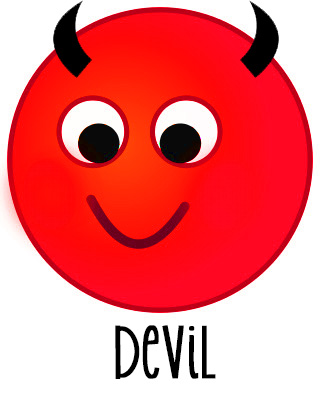 Devil Smiley Faces
