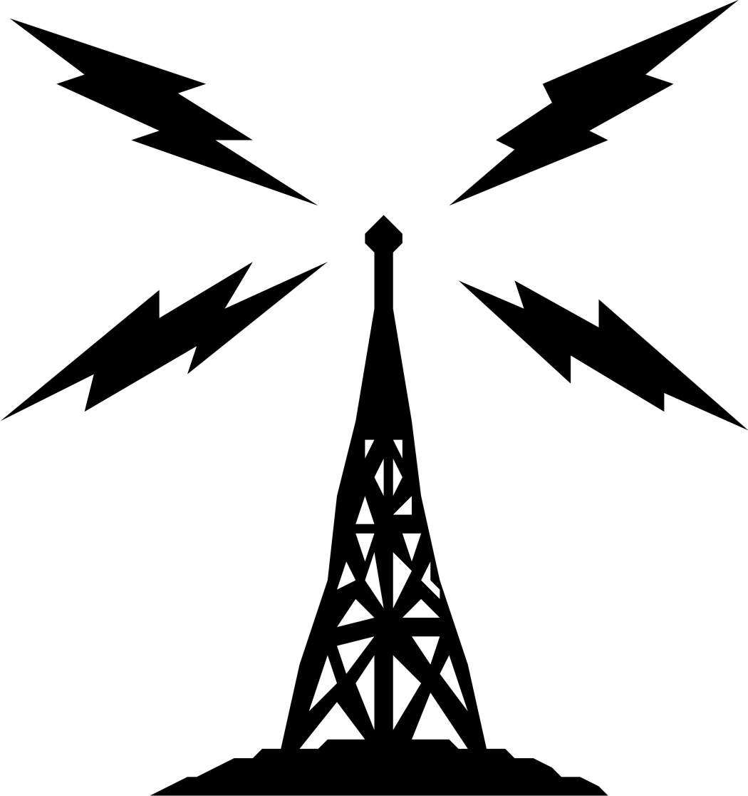 Radio Tower Clip Art - Tumundografico