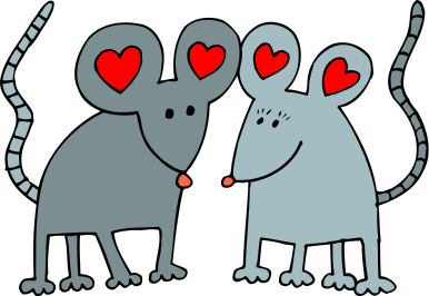 Two mice clipart