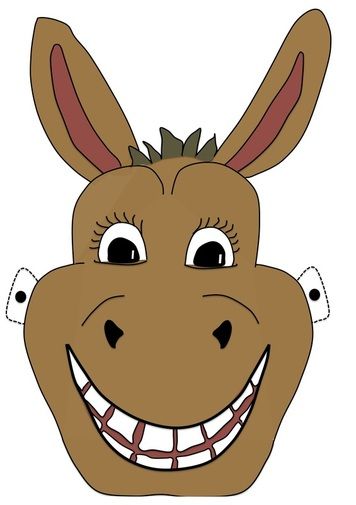 Donkey Mask | Donkey Costume, Cow ...