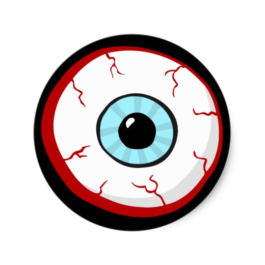 Cartoon Eyes Stickers | Zazzle