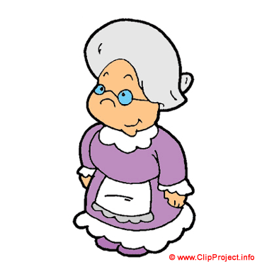 Black Old Lady Clipart