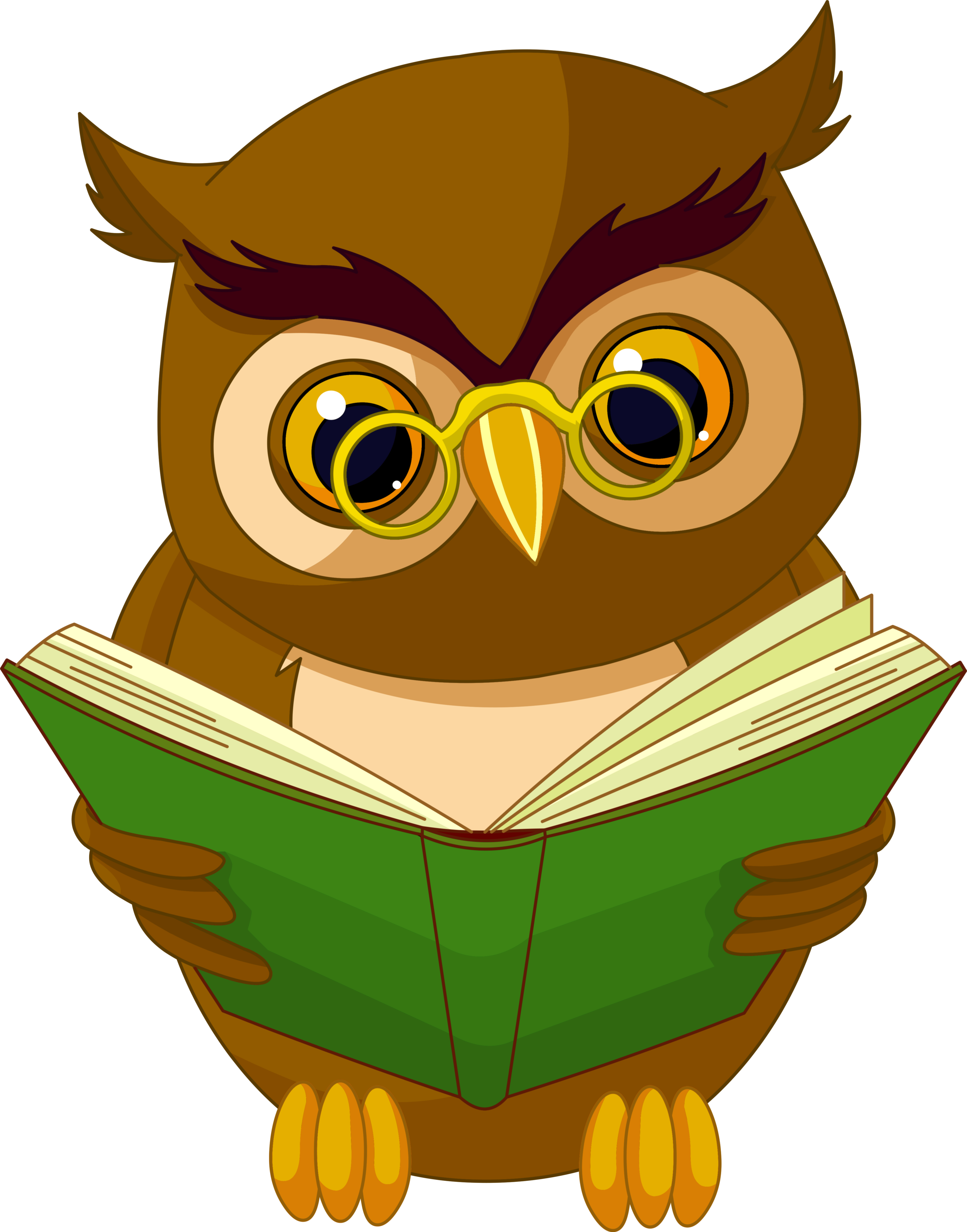 Free Owl And Book Clip Art - ClipArt Best