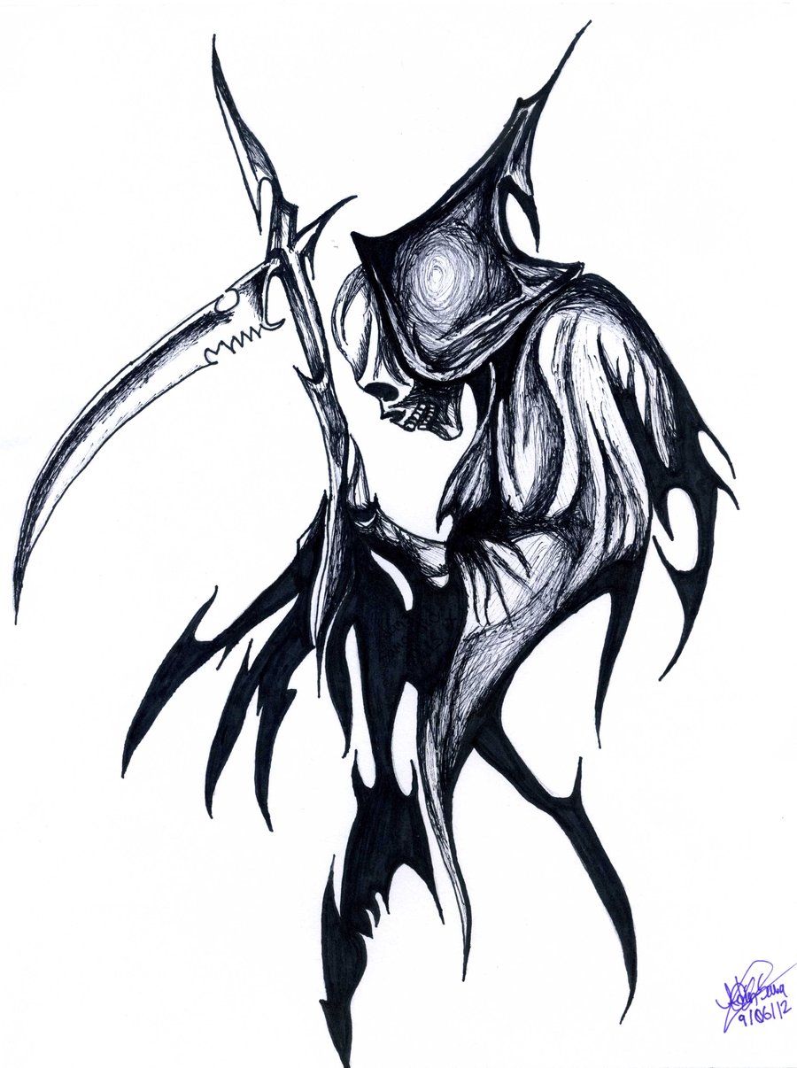 dark grim reaper tattoos dark grim reaper tattoos