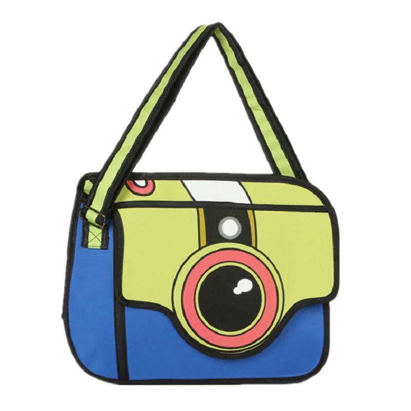 Aliexpress.com : Buy Funky 3D Style Unisex Handbags BookBags 2D ...