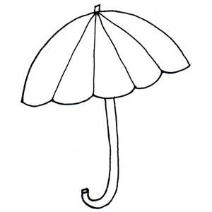 umbrella outline; use! â?¥ - Polyvore