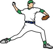 Pitcher Clipart Image Baseball Pitcher Throwing A Pitch To A ...