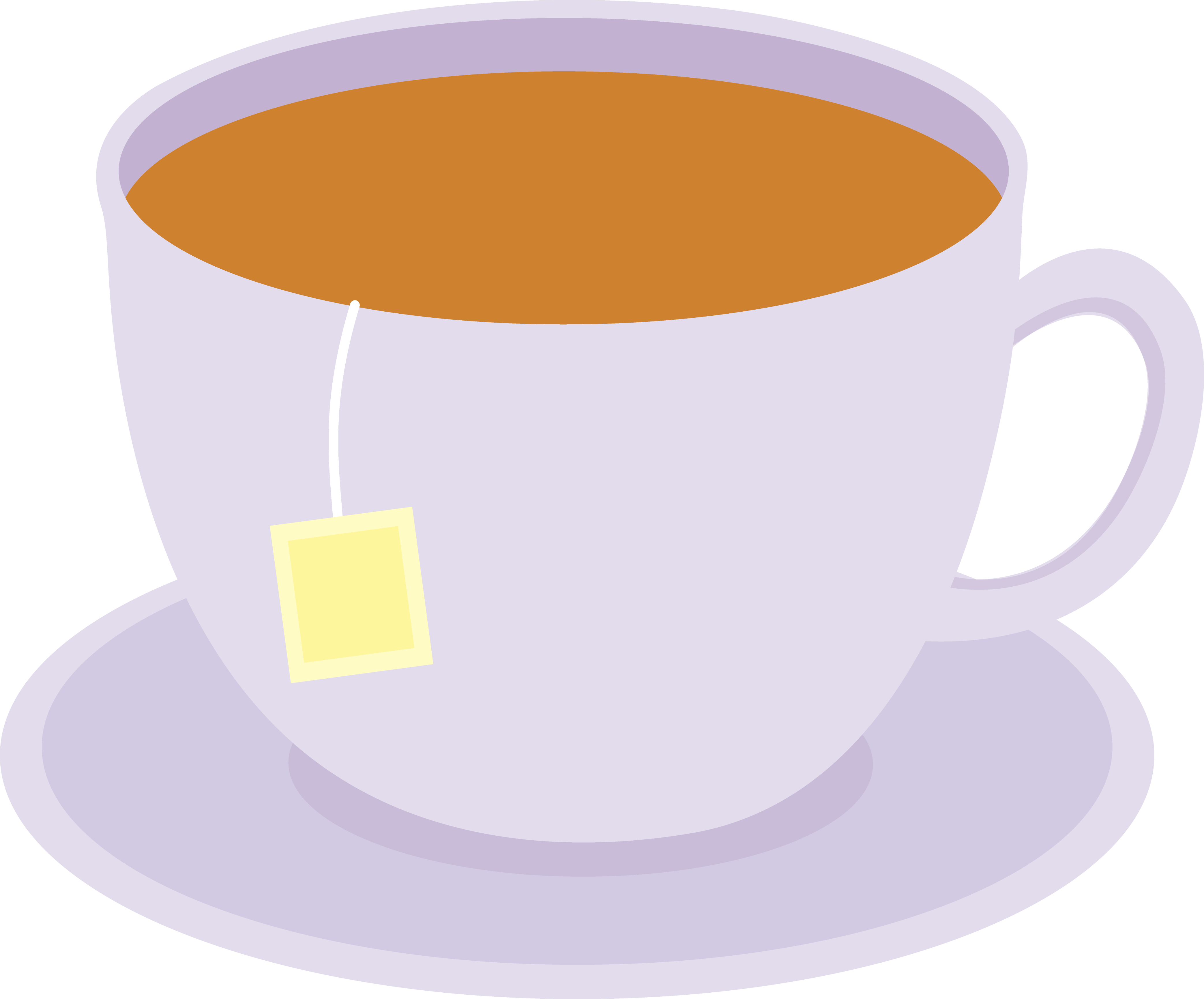 Cartoon tea cup clipart