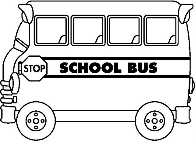 School Bus Coloring Pages - eColors