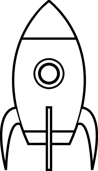1,059 views Space Rocket Coloring Page for Kids - Free Printable Picture