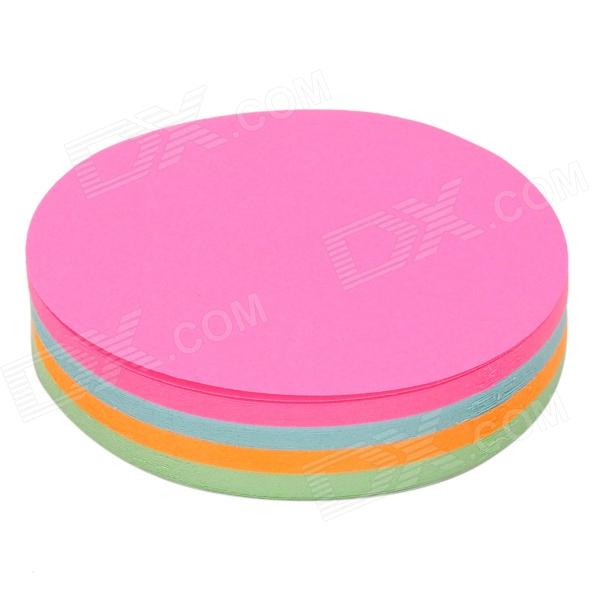 RHODIA Convenient Round Sticky Note Memo Pad Deep Pink + Blue