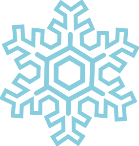 Stylized Snowflake clip art - vector clip art online, royalty free ...