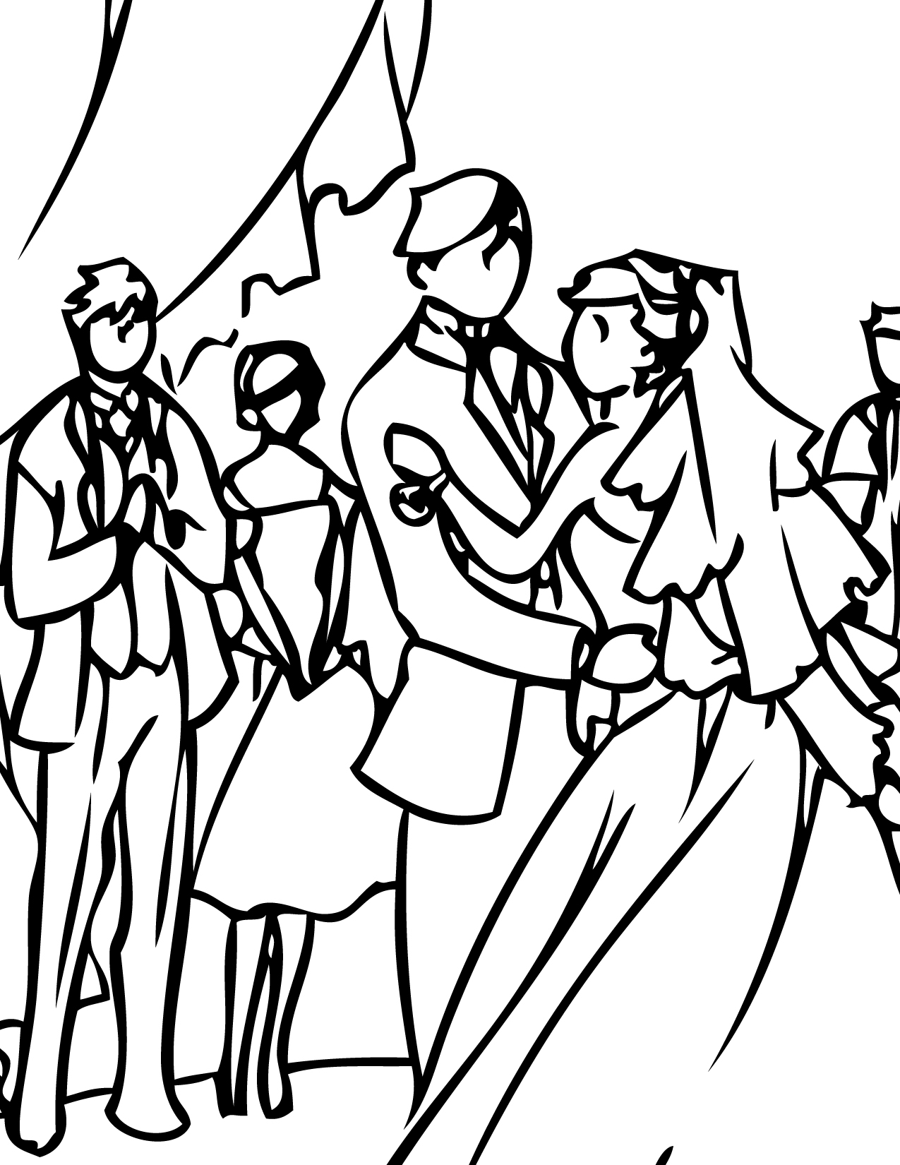 Wedding Coloring Pages - Handipoints