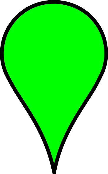 Google Maps Icon - Green clip art - vector clip art online ...