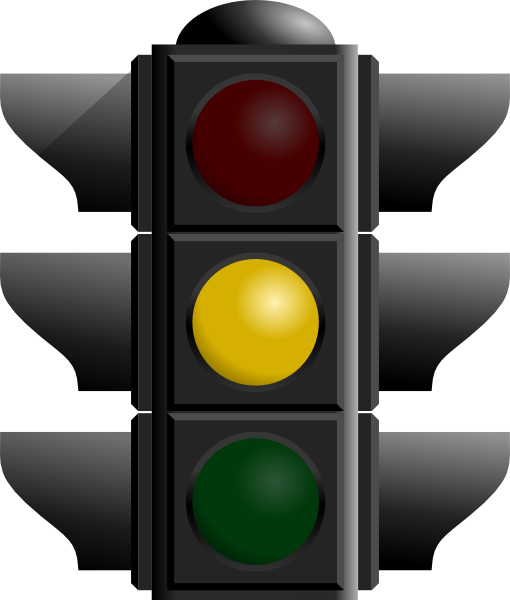 Traffic Light: Yellow clip art Free Vector