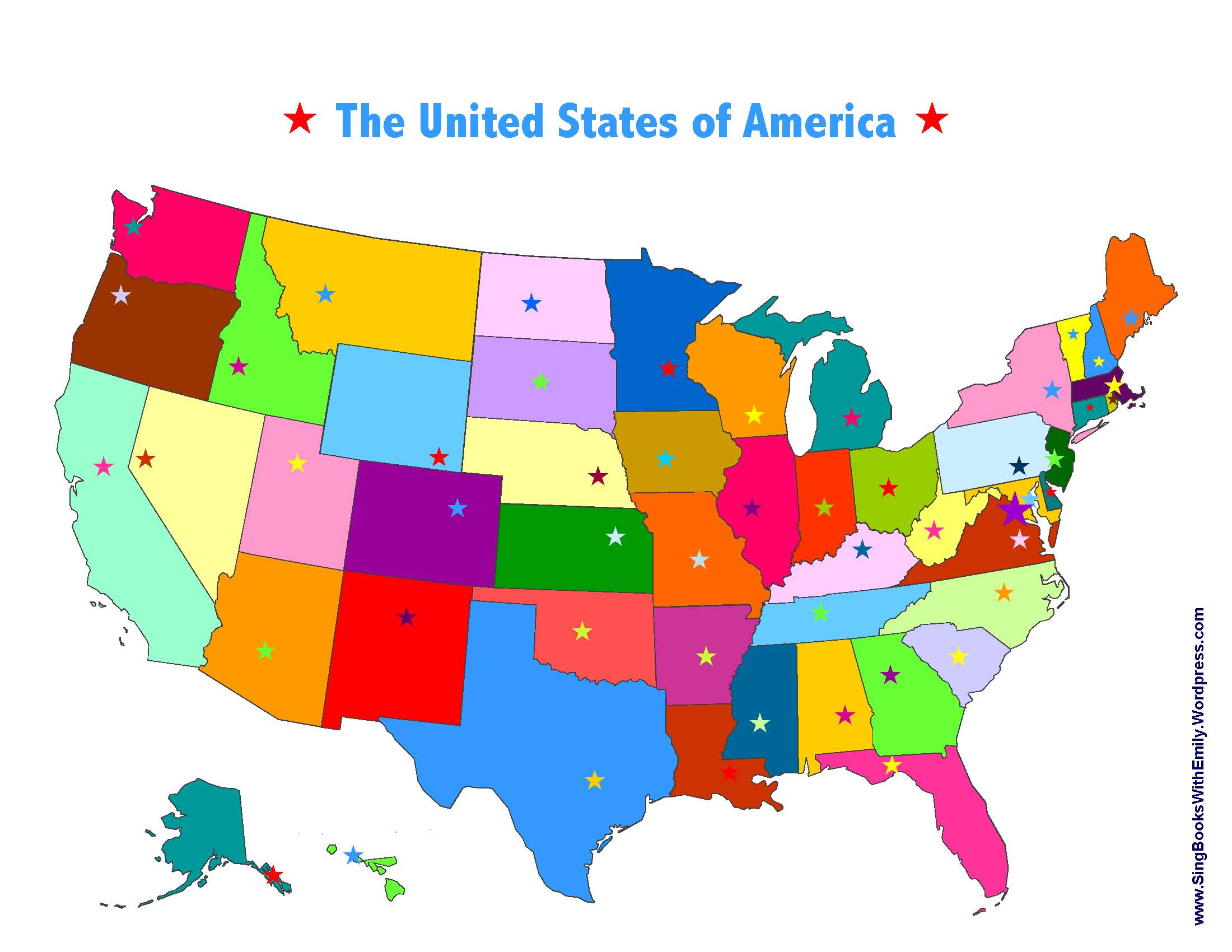 free clip art map of united states - photo #41