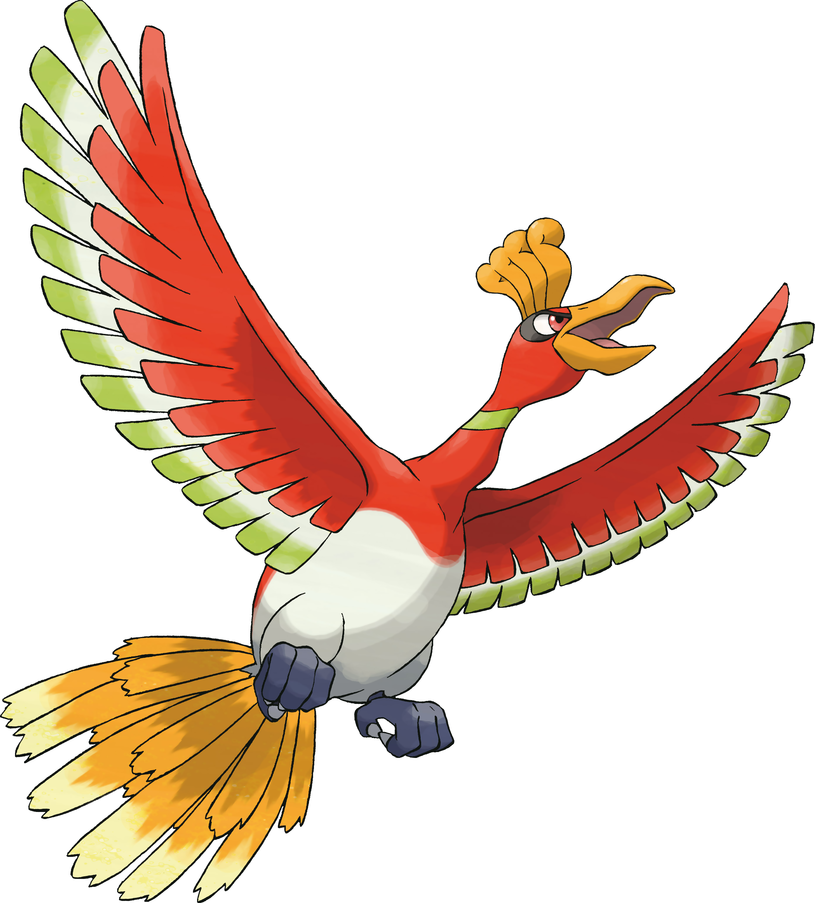 Image - 250Ho-Oh.png - The Pokémon Wiki