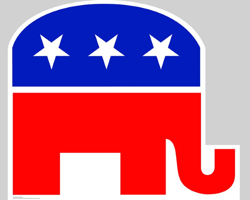 Republican Elephant Standee