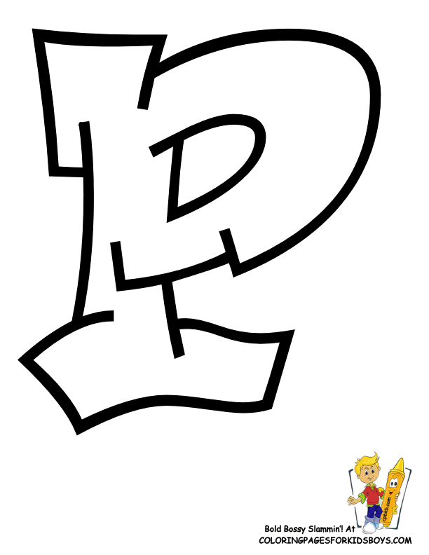 Graffiti Abc Coloring Pages Graffiti Abc Coloring Pages