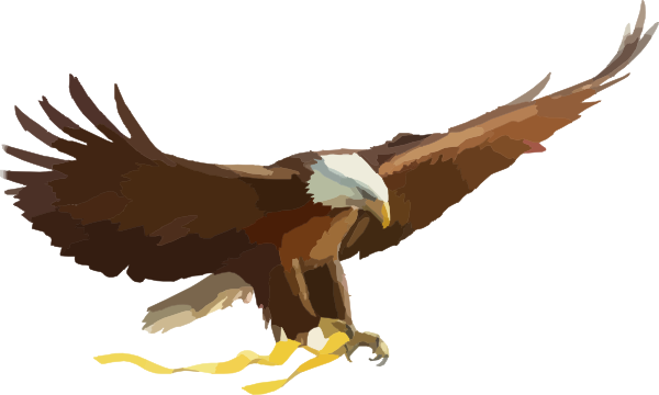 Soaring Eagle clip art - vector clip art online, royalty free ...